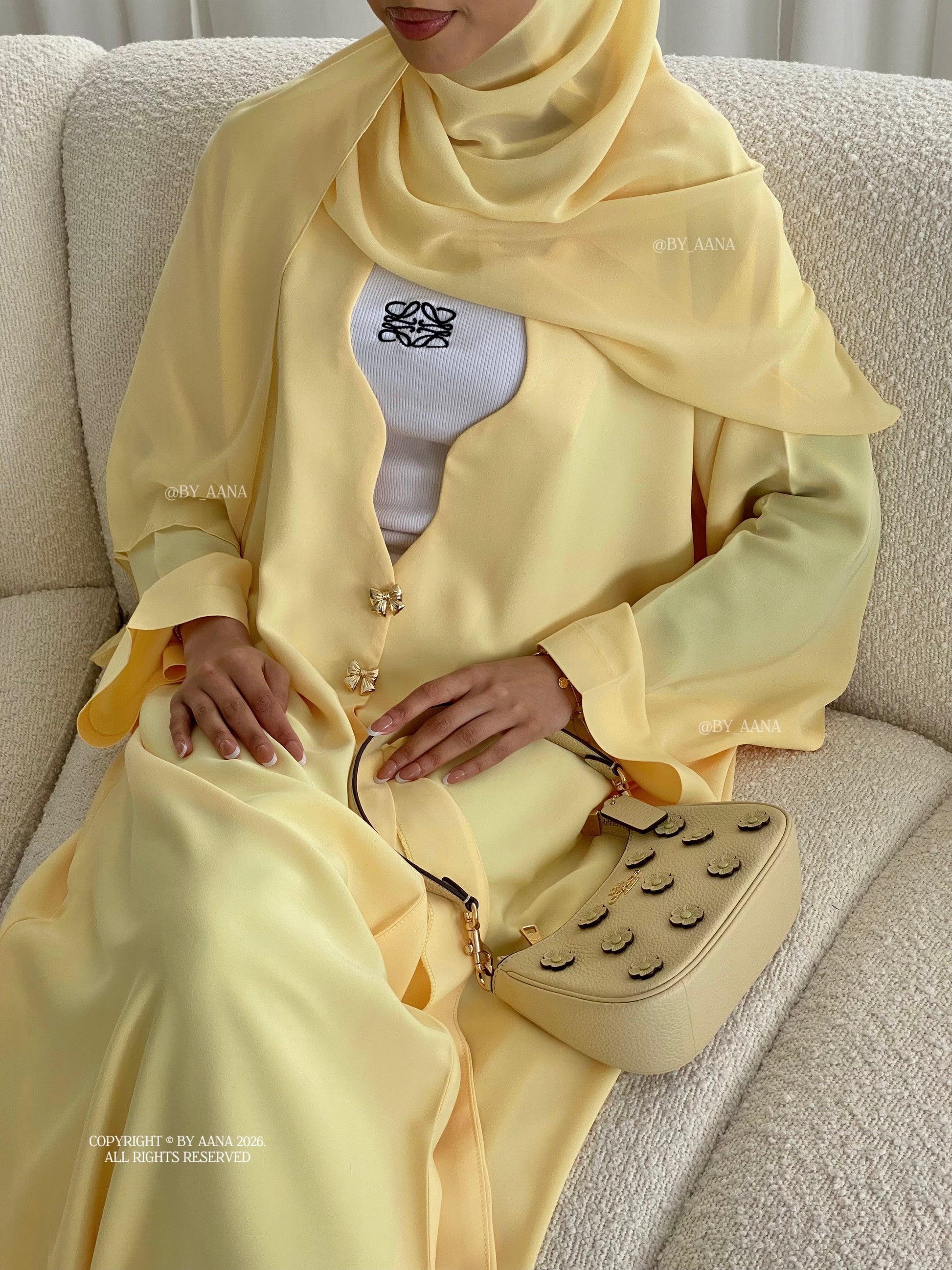Esme bow abaya