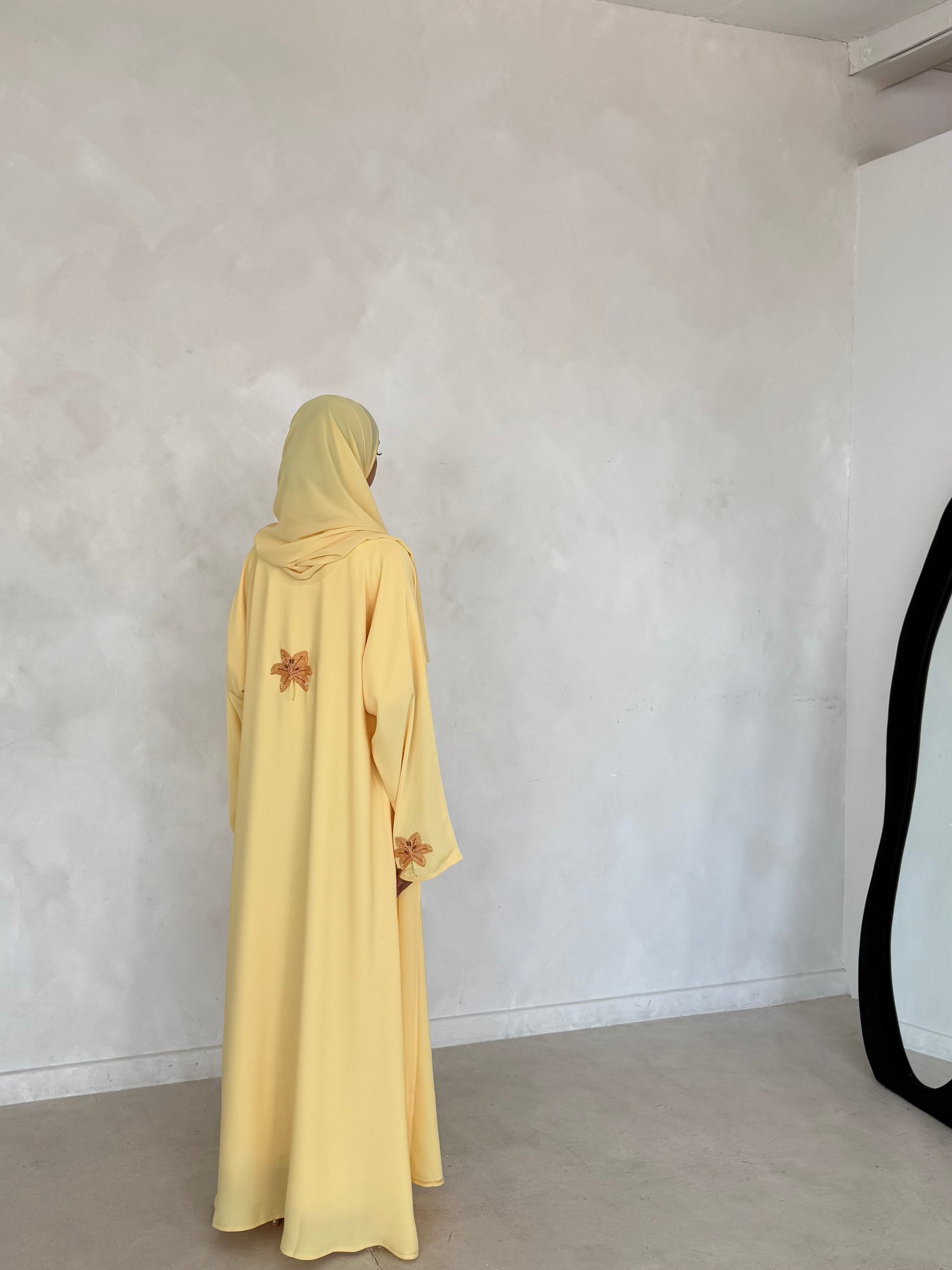 Lily Abaya- 3 Piece Set
