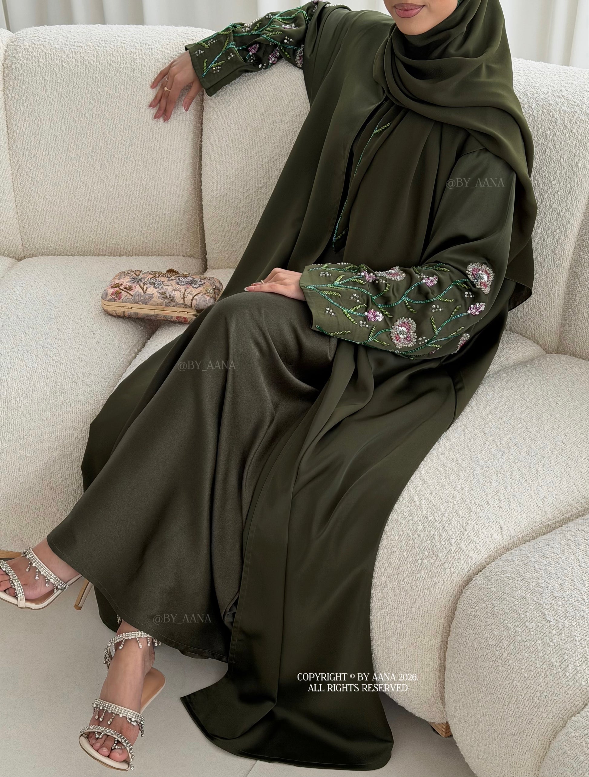 Floral Reef Abaya