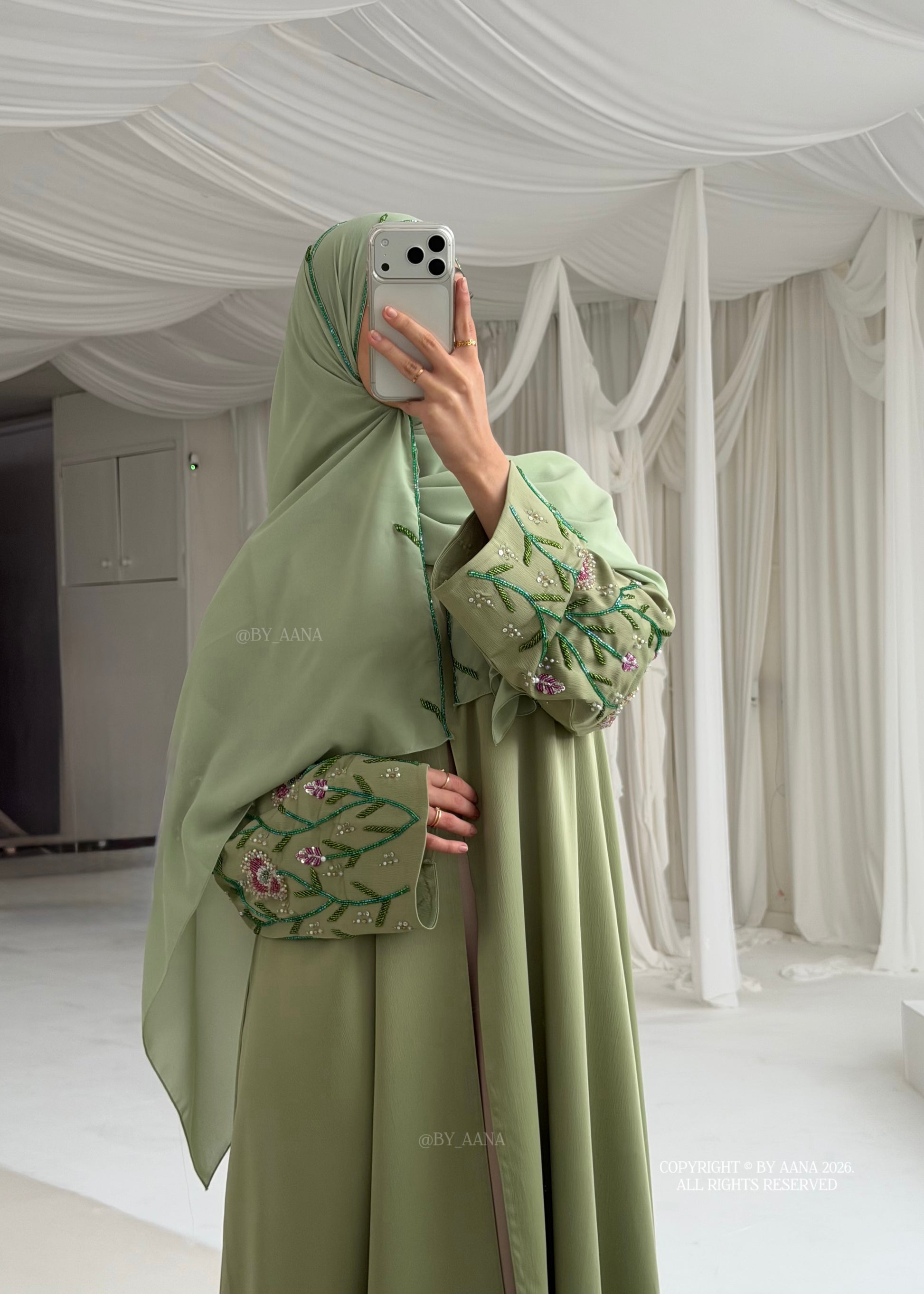 Floral Reef Abaya