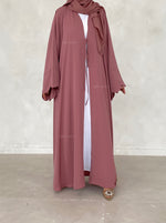 Load image into Gallery viewer, Forget Me Knot Abaya- Pink
