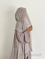 Load image into Gallery viewer, Rose Blossom Abaya- NEW ‘Grey’ Shade
