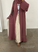 Load image into Gallery viewer, Forget Me Knot Abaya- Pink
