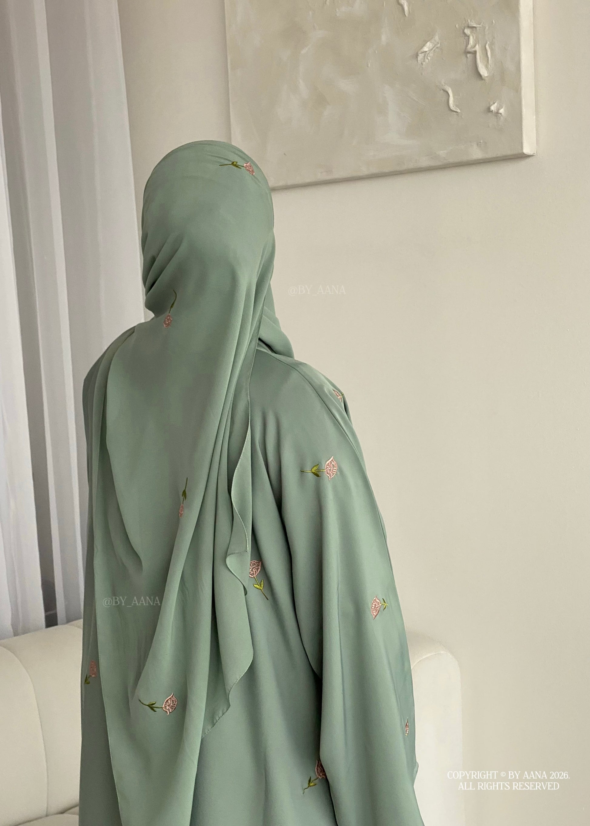 Rose Blossom Abaya