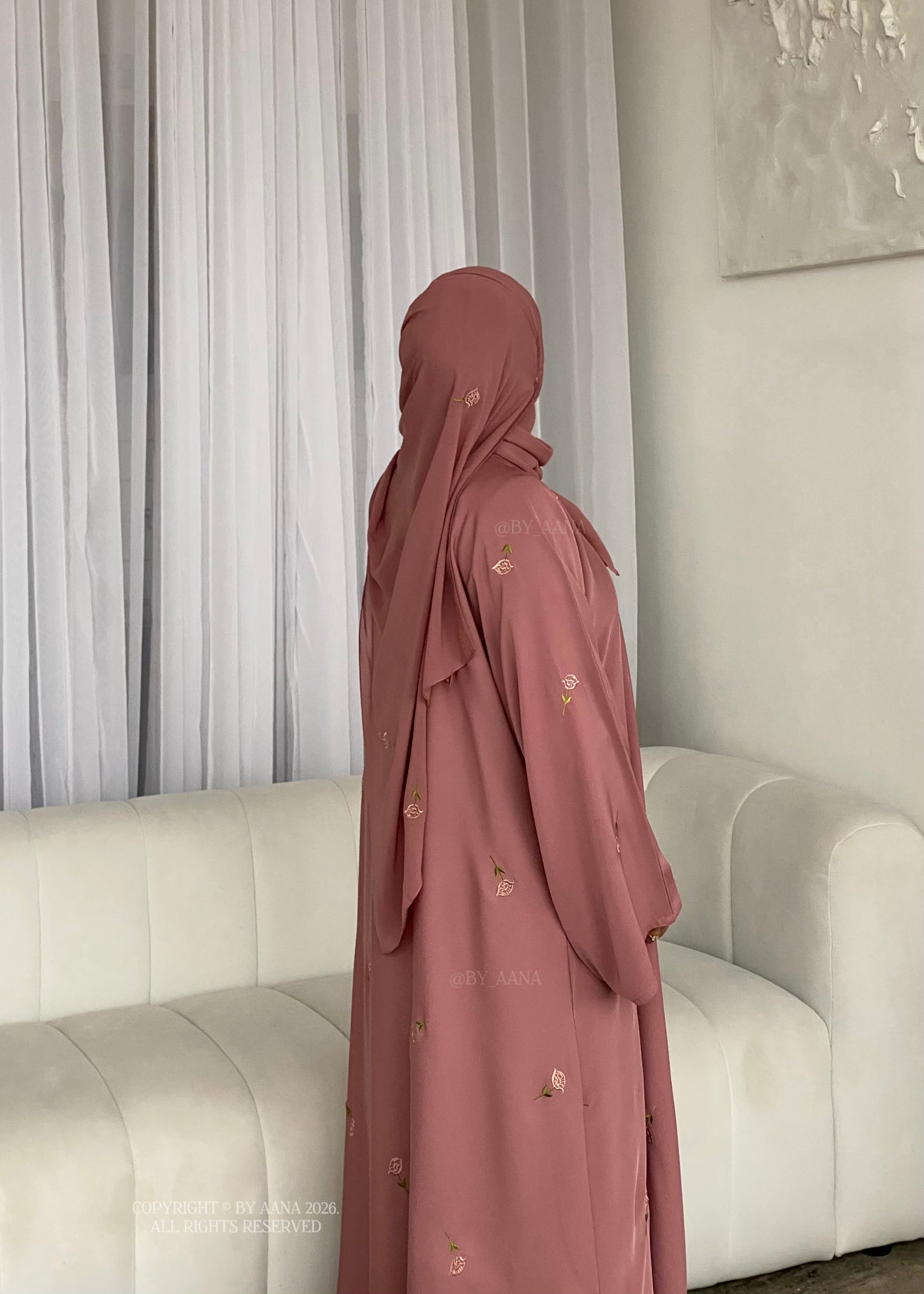Rose Blossom Abaya
