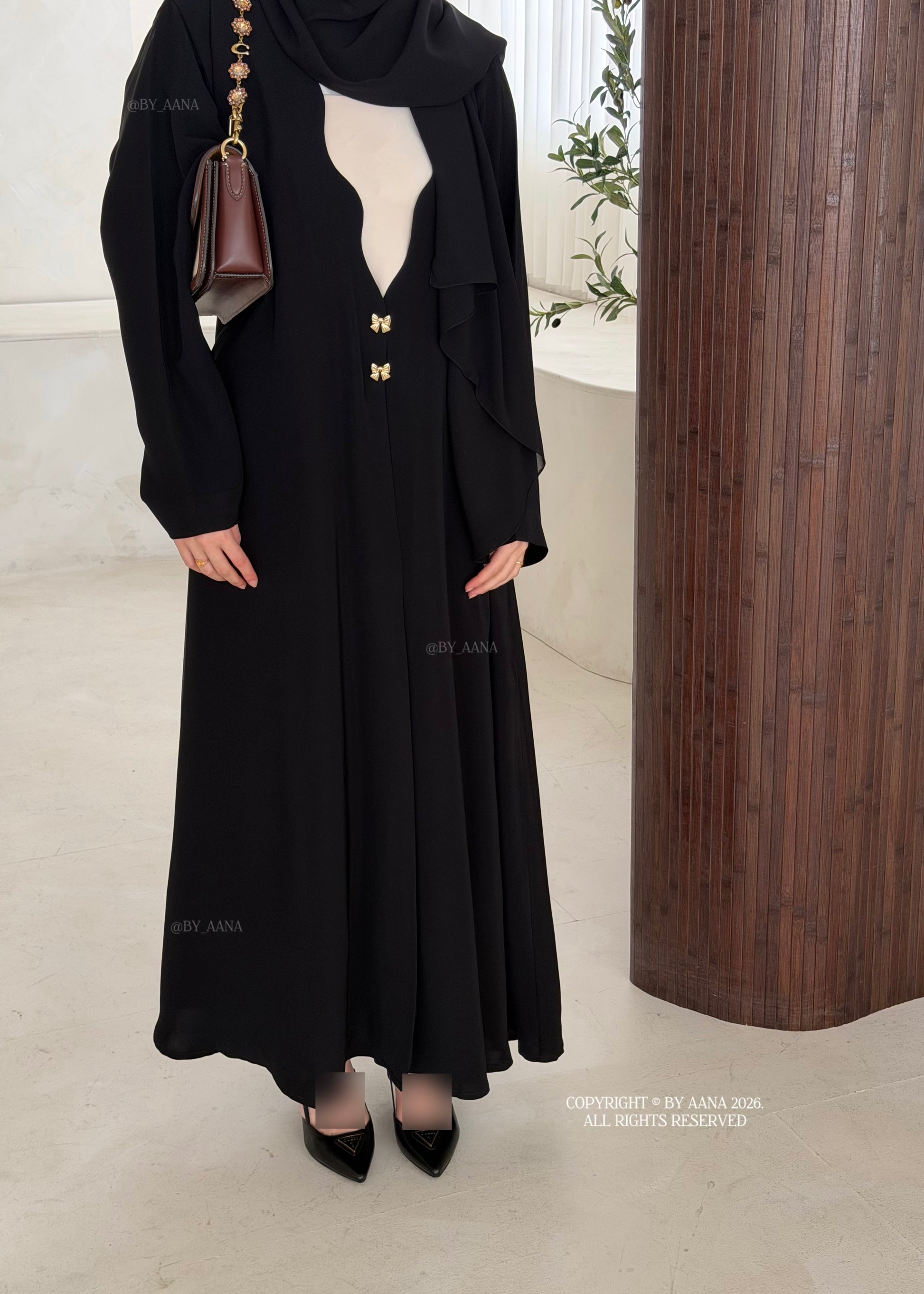 Esme bow abaya