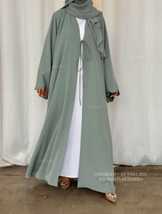 Forget Me Knot Abaya- Mint