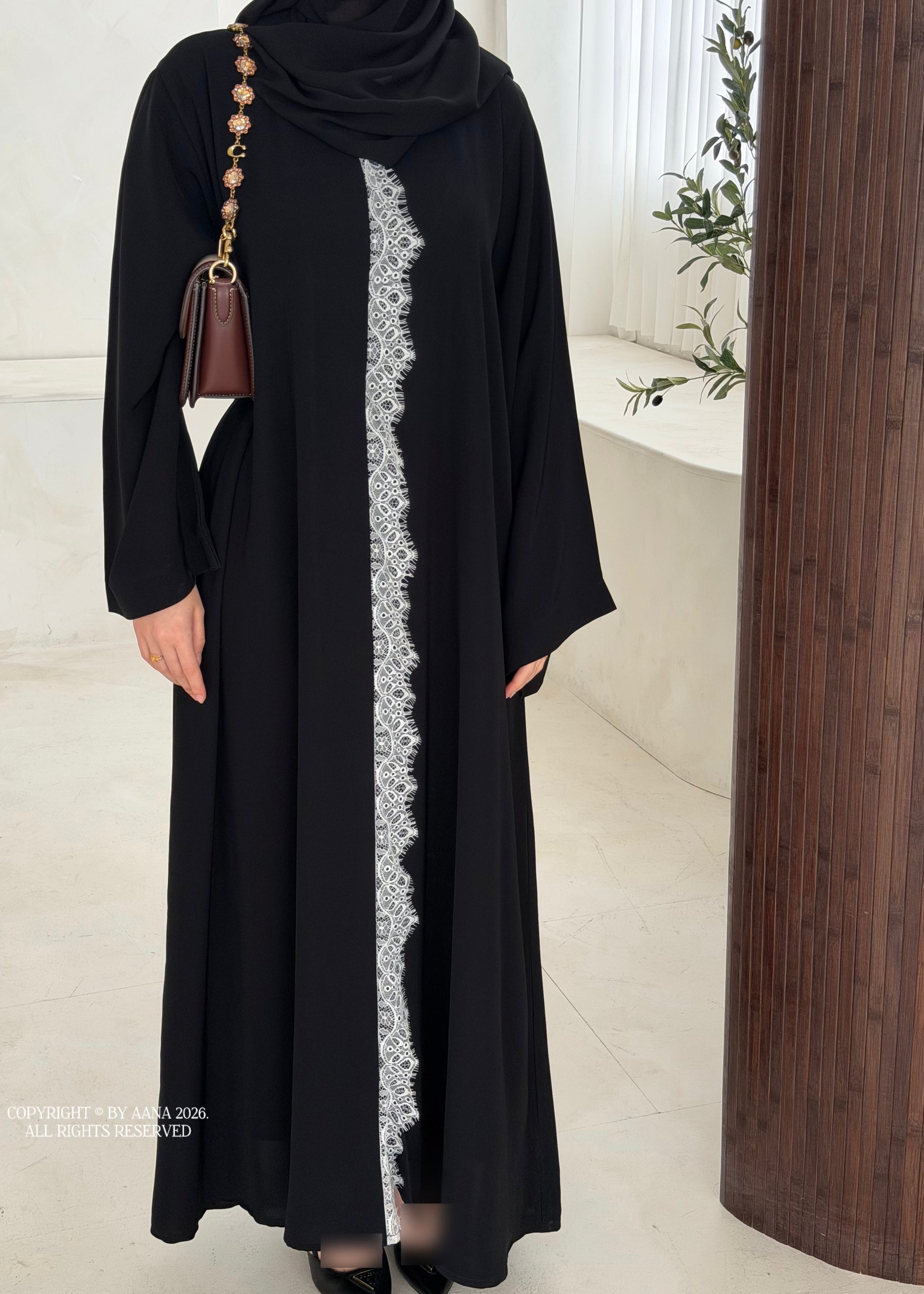 Layali Abaya- Black