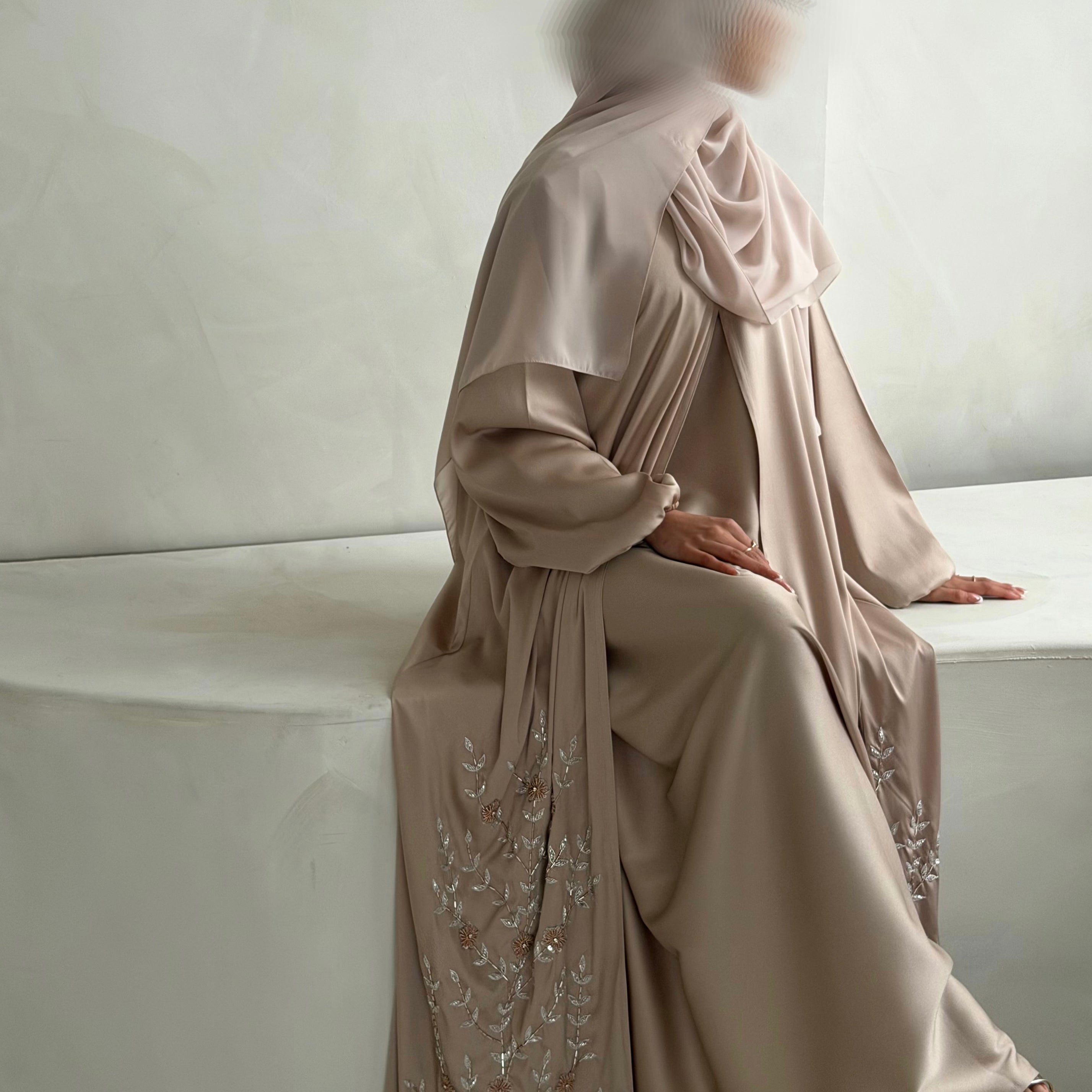 Jasmin Pearl Satin Edition- 3 Piece Set (Slip dress included)