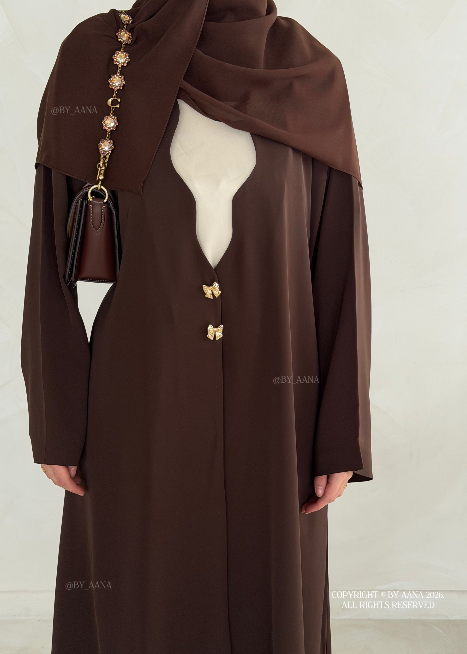 Esme bow abaya
