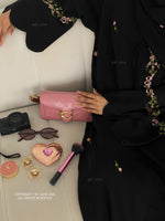 Load image into Gallery viewer, A/C Rosette X Flower And Tulip With Maxi Hijab- Black
