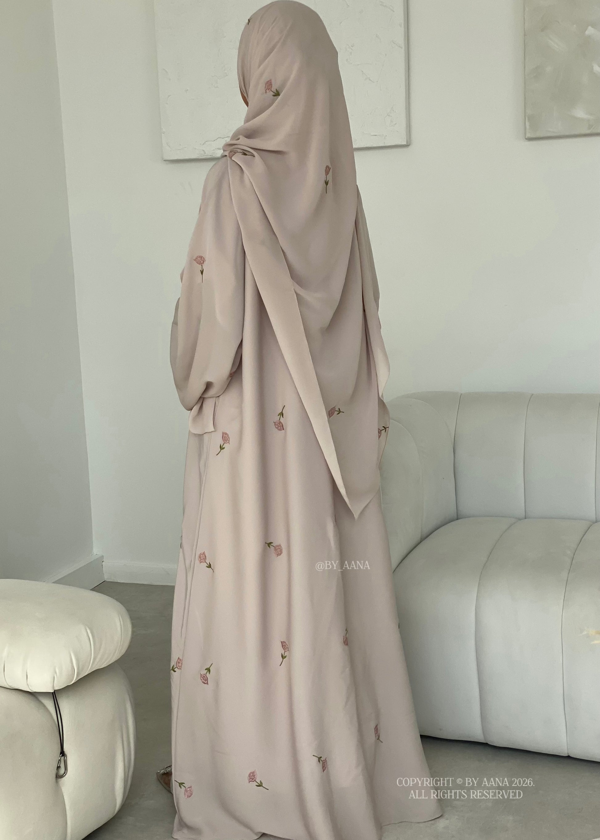 Rose Blossom Abaya