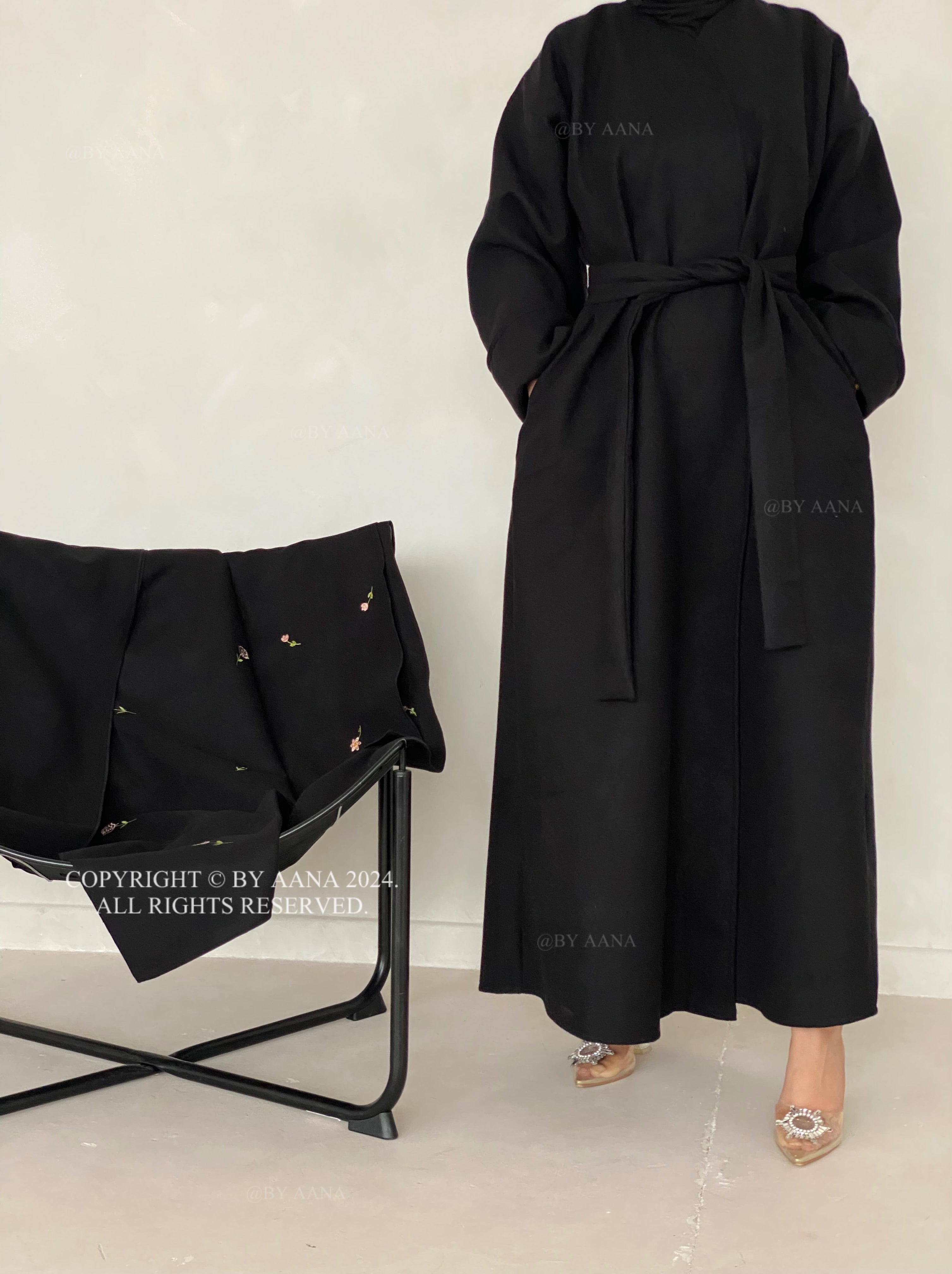 3 in 1 Abaya Coat