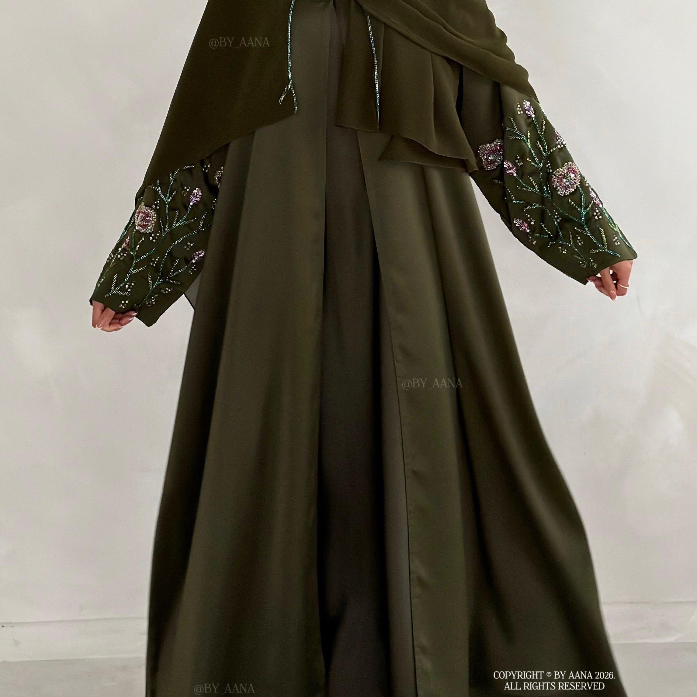 Floral Reef Abaya