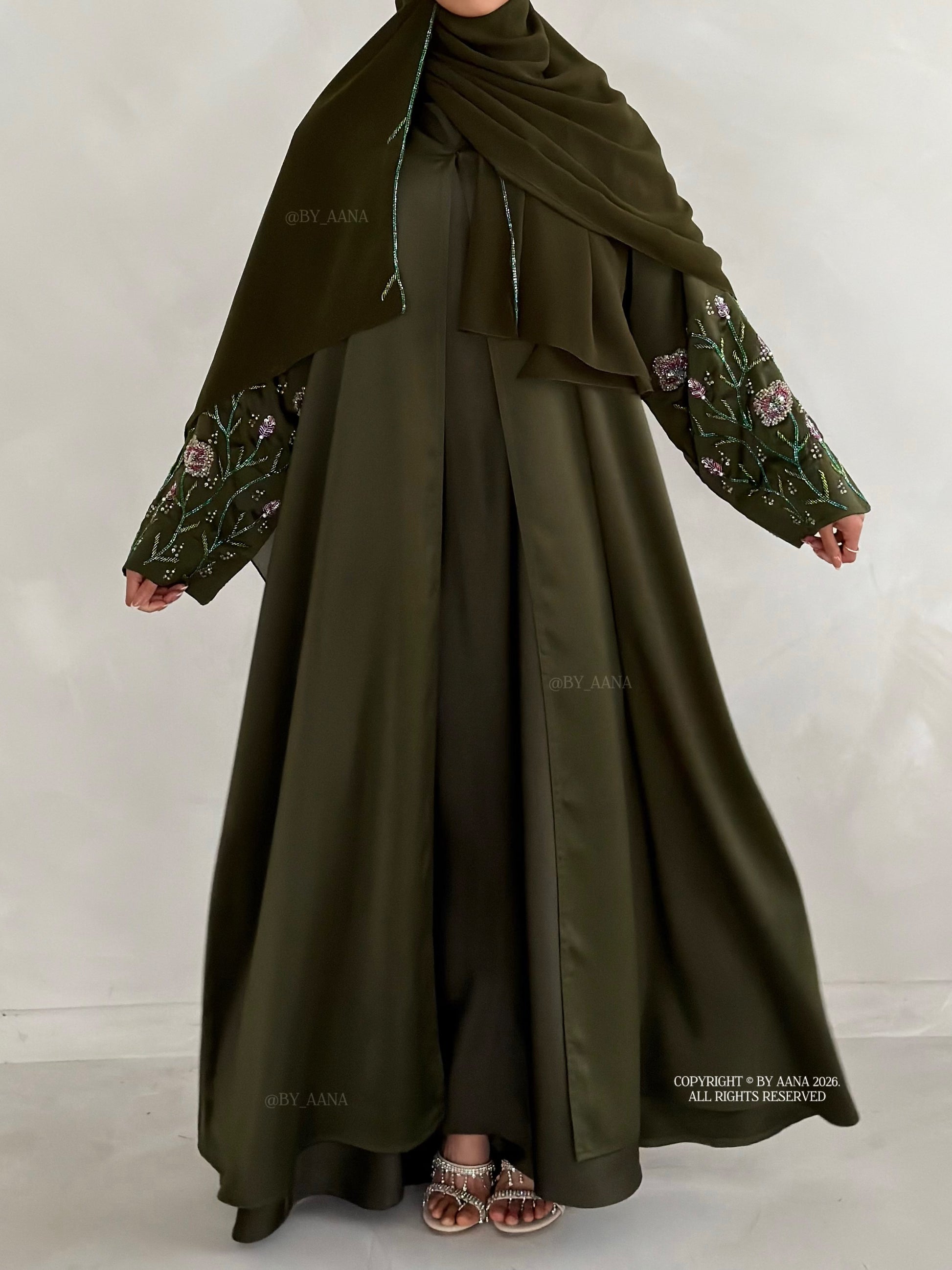 Floral Reef Abaya
