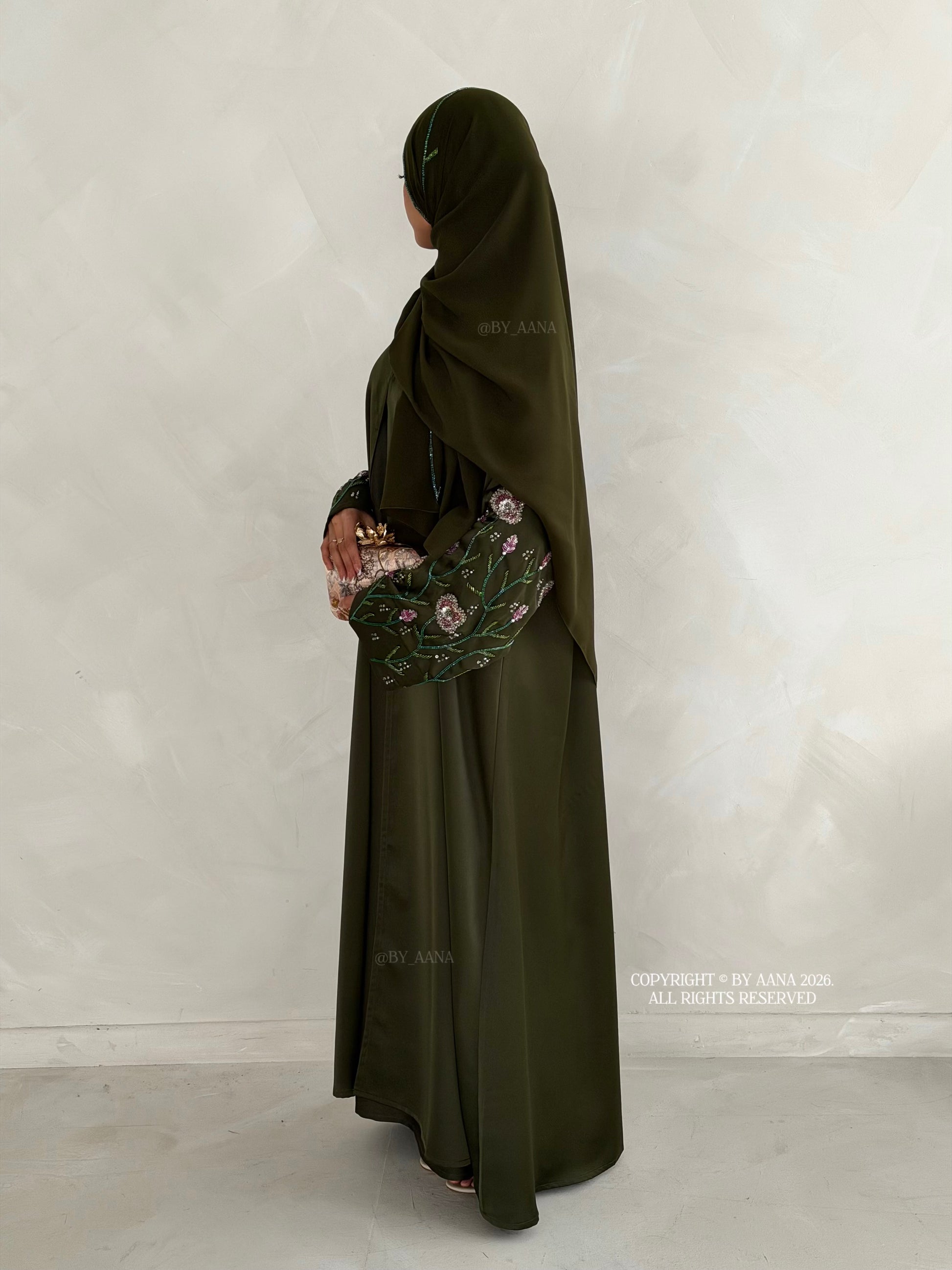Floral Reef Abaya