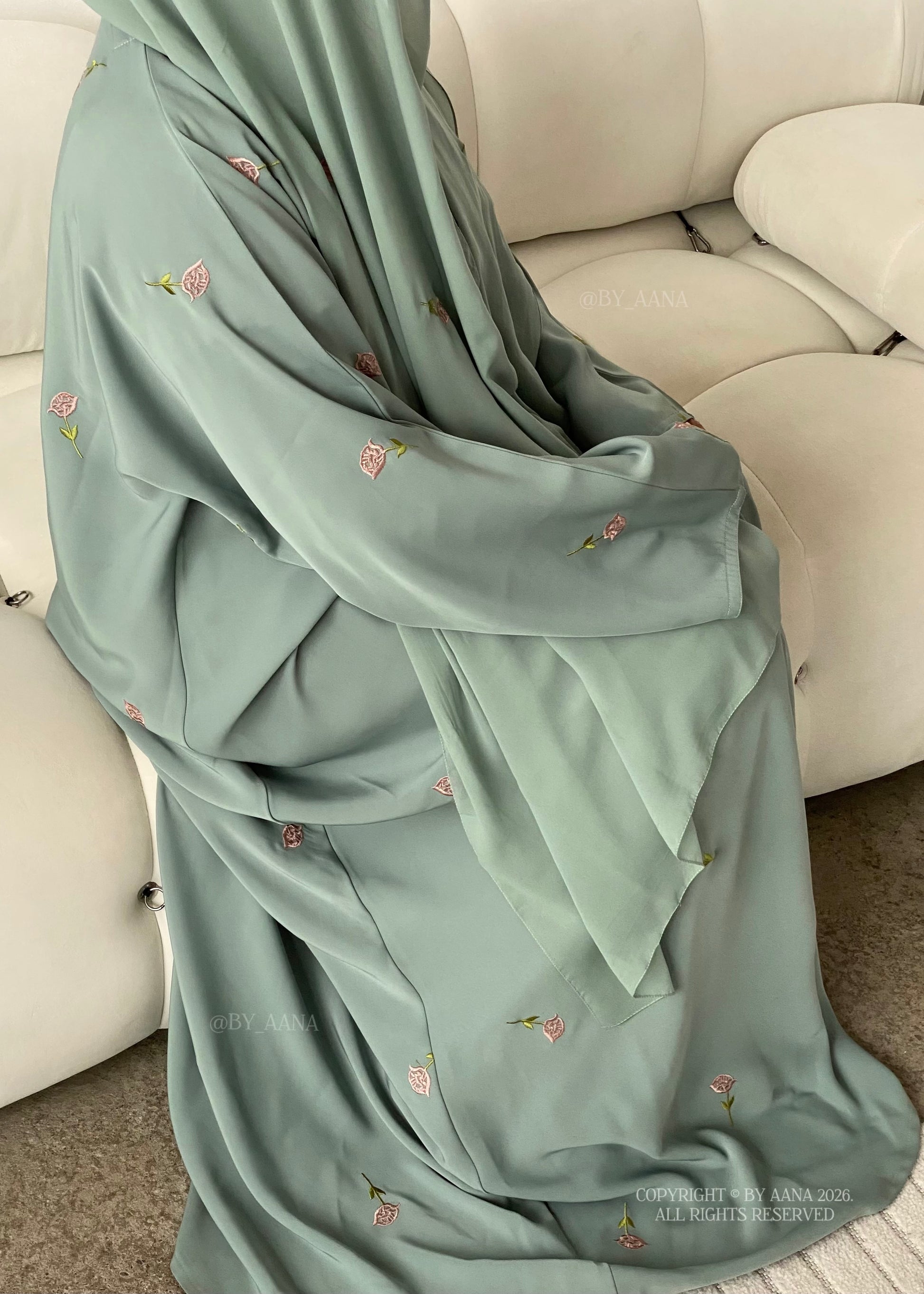 Rose Blossom Abaya