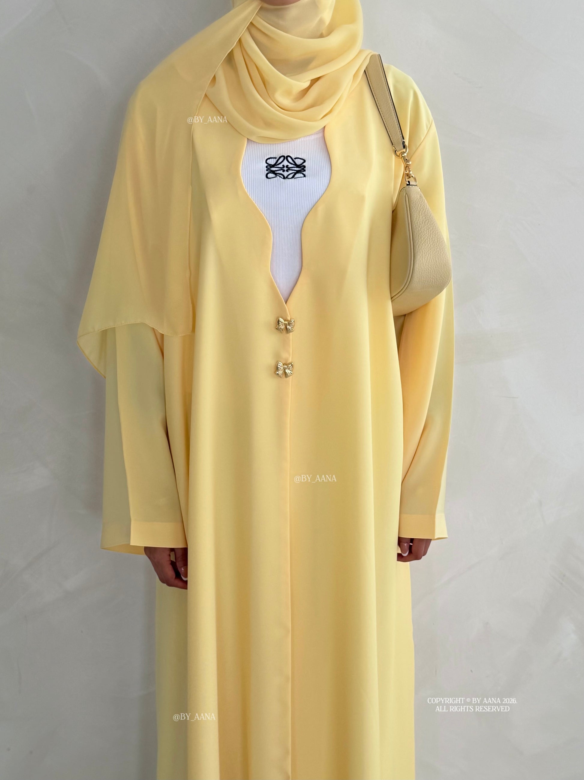 Esme bow abaya