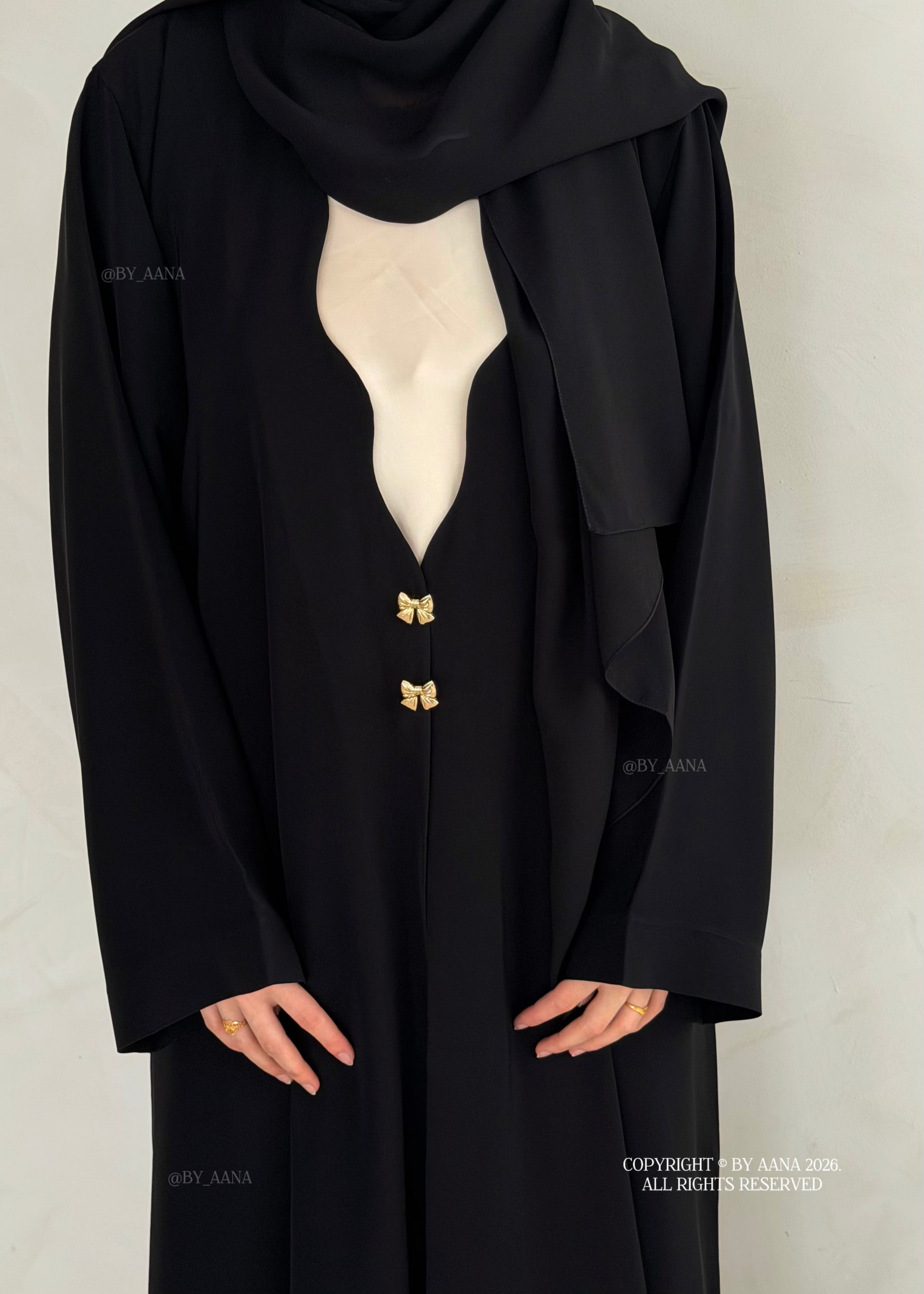 Esme bow abaya