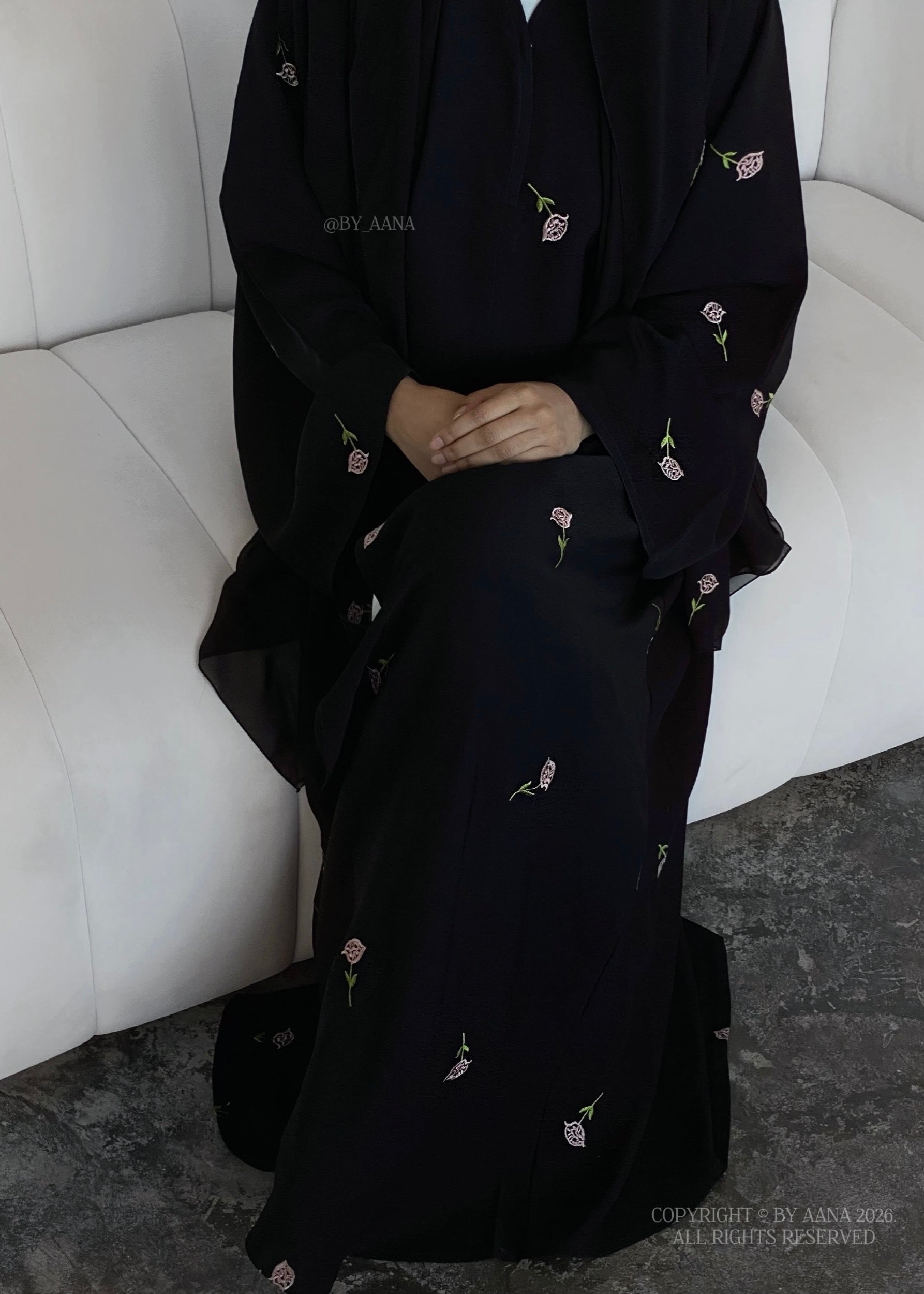 Rose Blossom Abaya