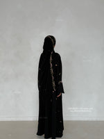Load image into Gallery viewer, A/C Rosette X Flower And Tulip With Maxi Hijab- Black
