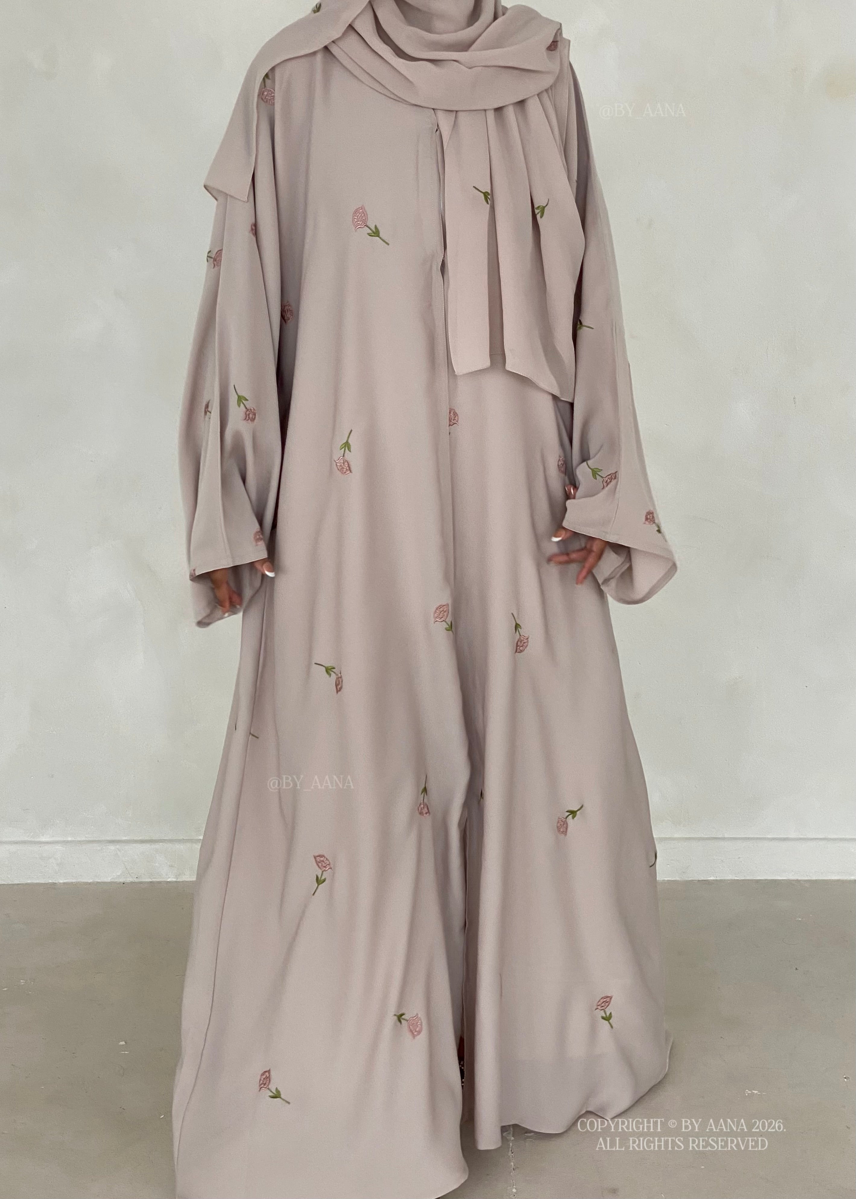 Rose Blossom Abaya