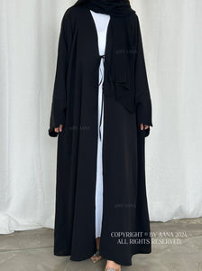 Forget Me Knot Abaya- Black