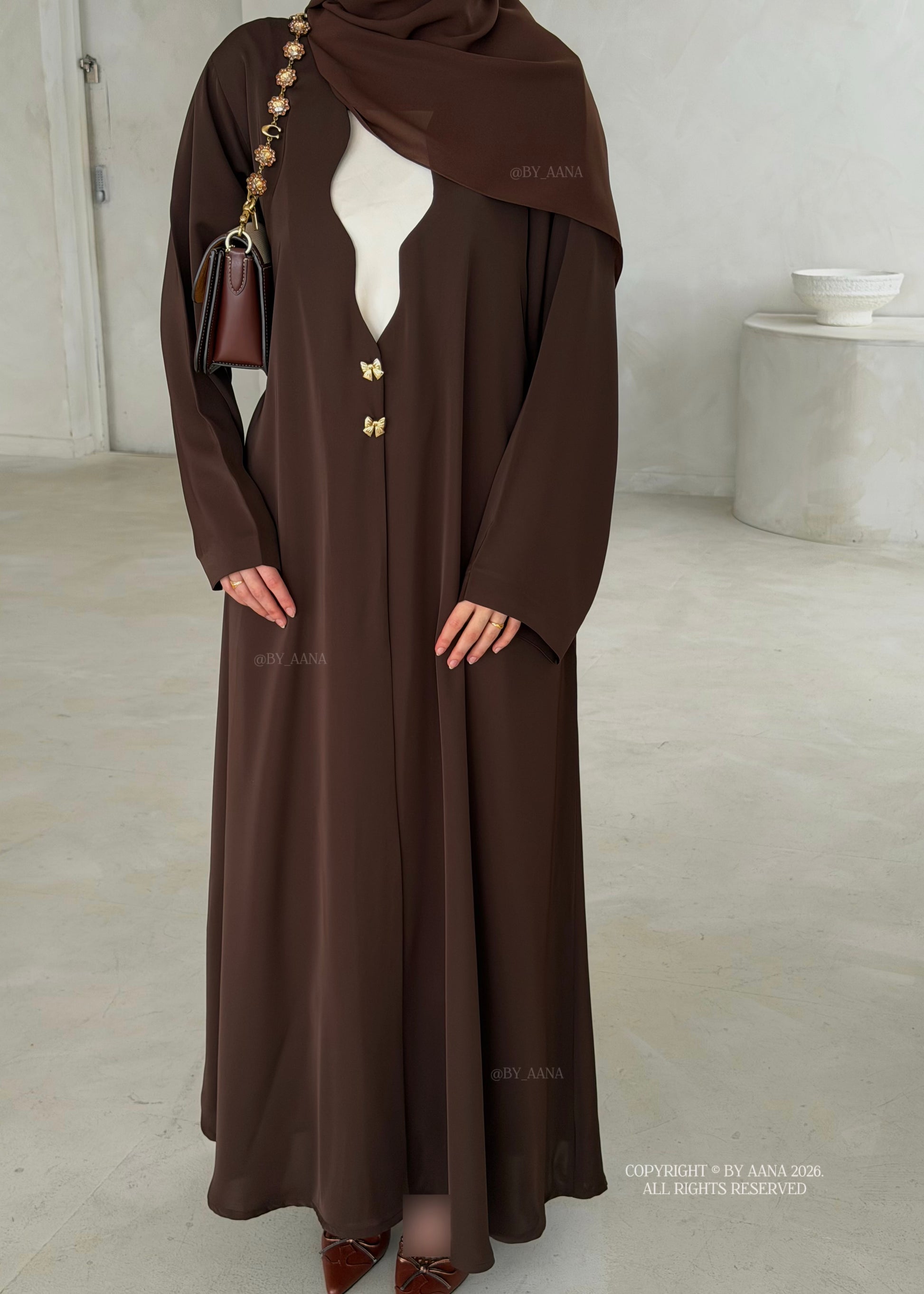 Esme bow abaya