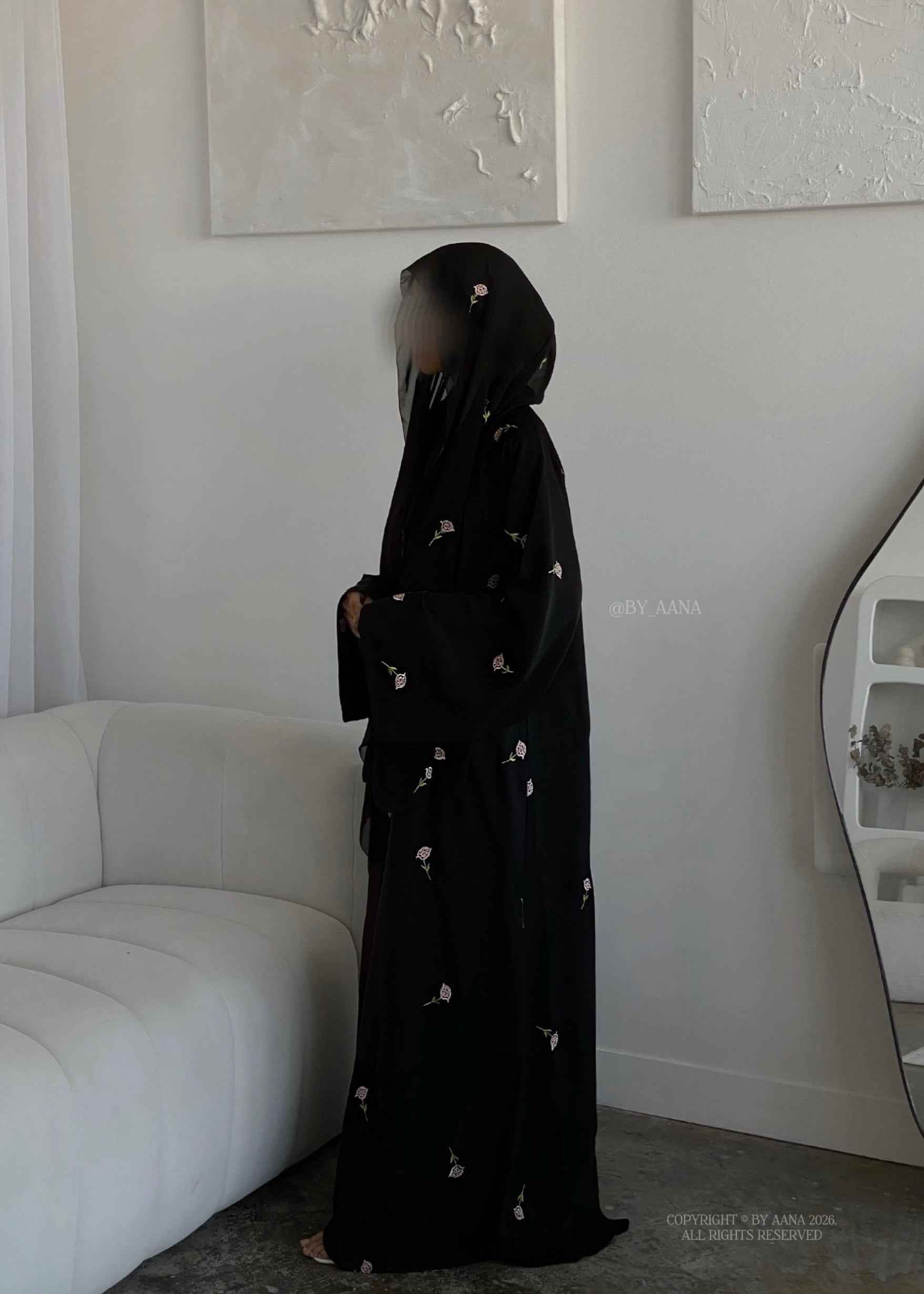 Rose Blossom Abaya