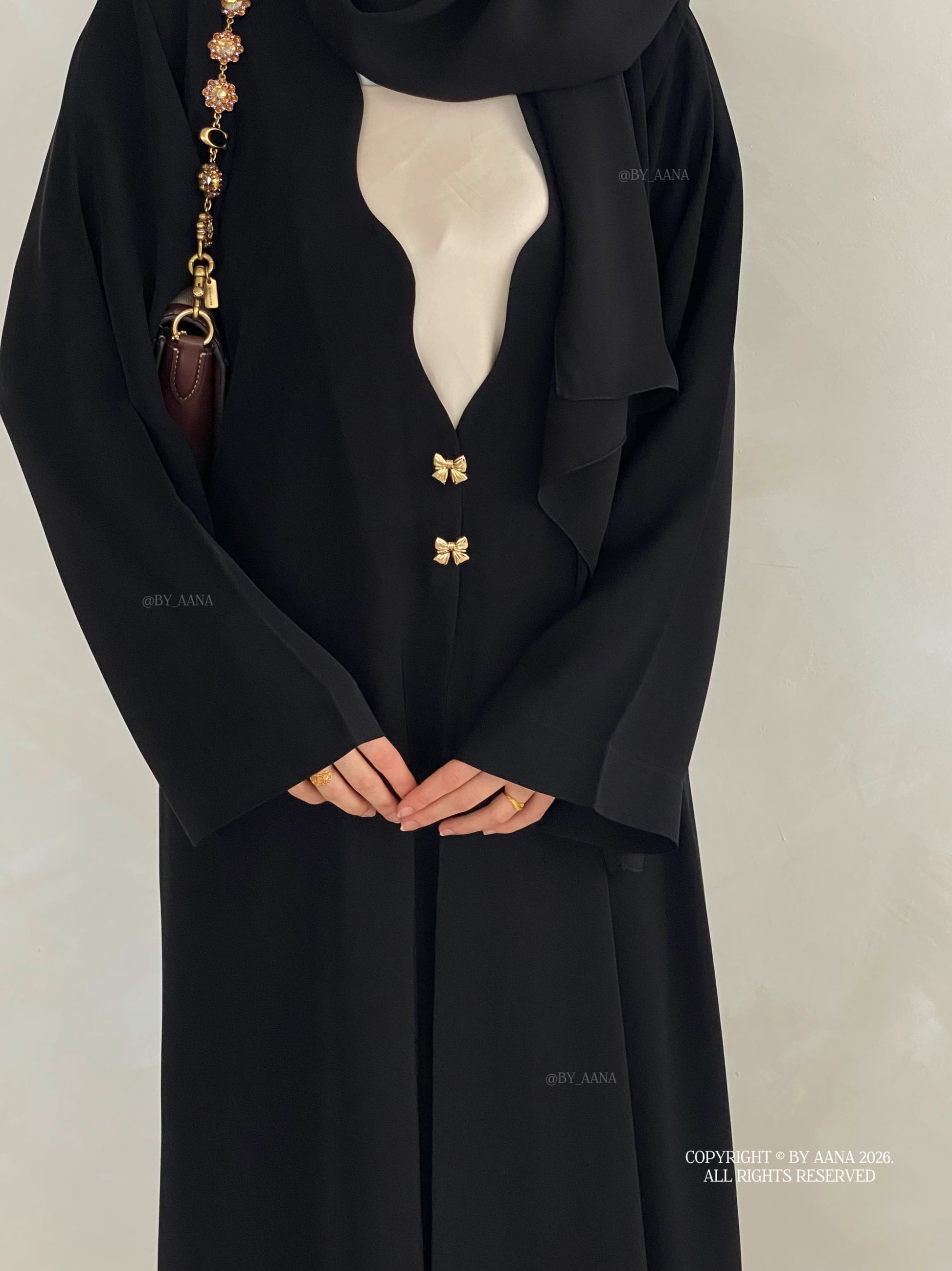 Esme bow abaya