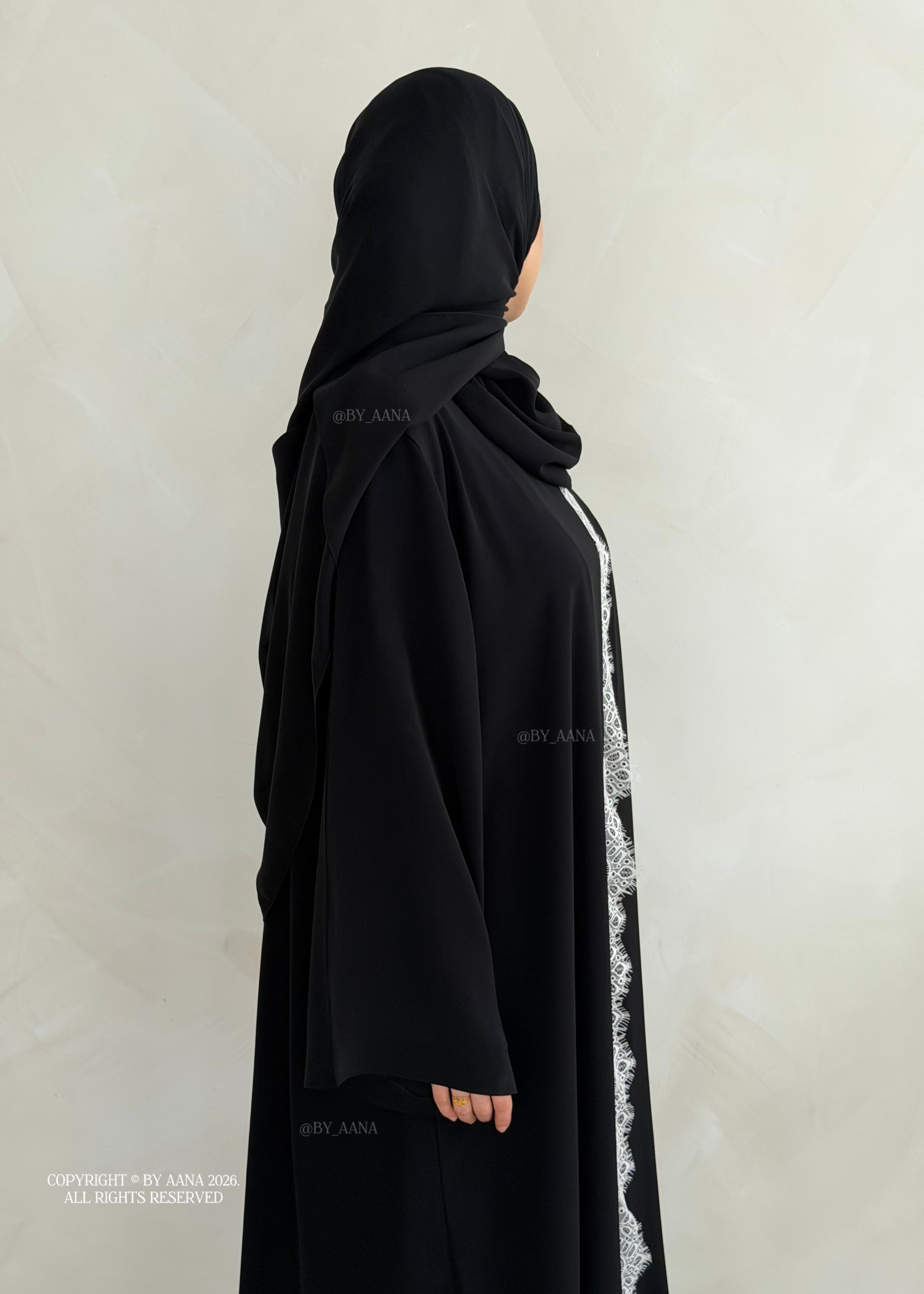 Layali Abaya- Black