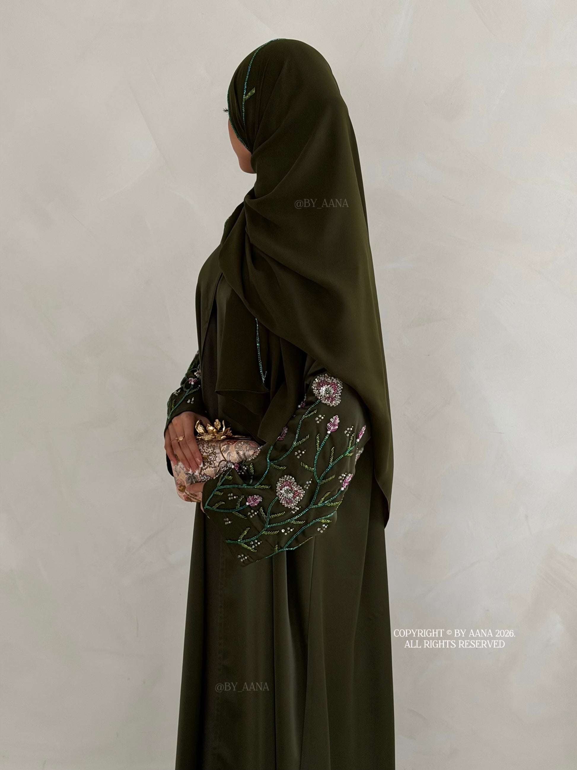 Floral Reef Abaya