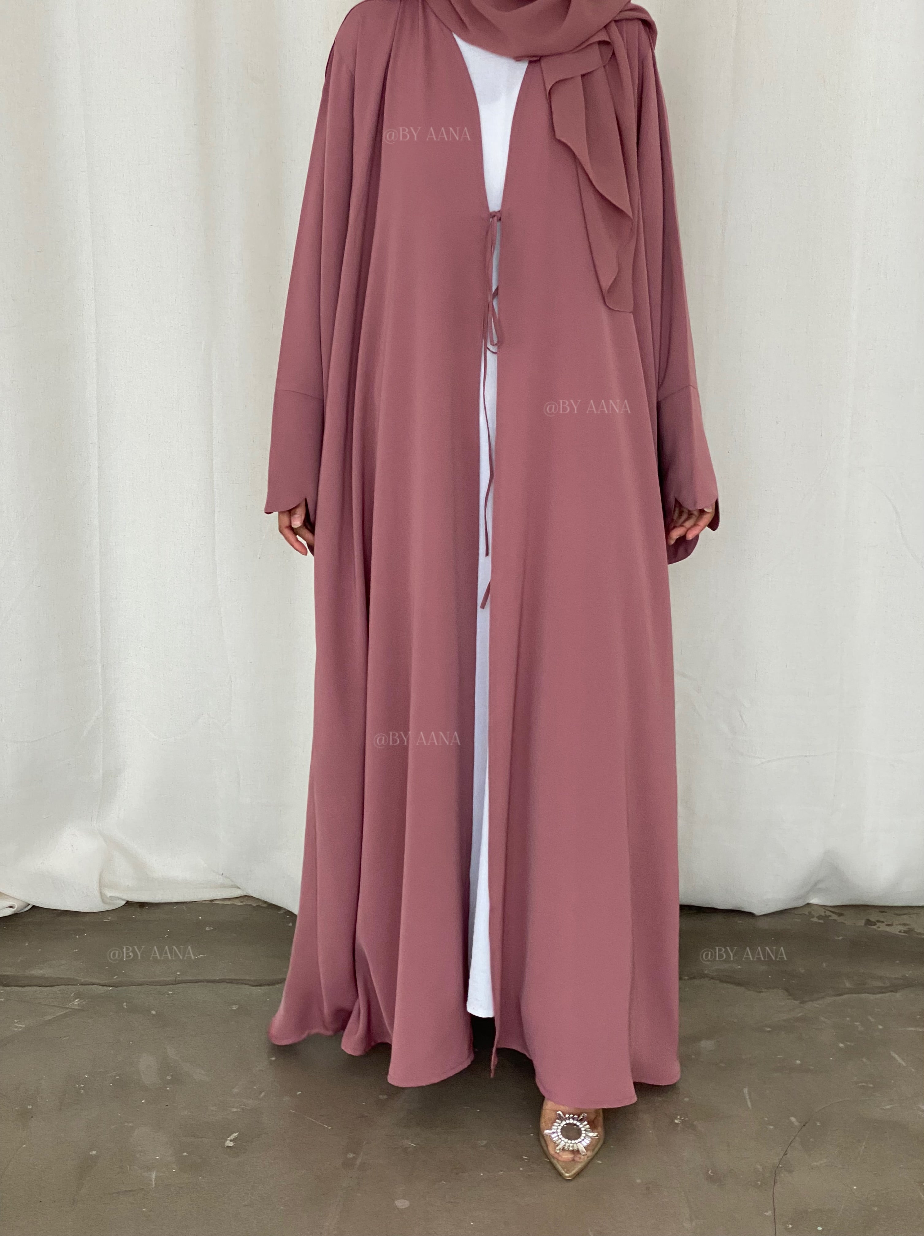 Forget Me Knot Abaya- Pink