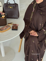 Load image into Gallery viewer, A/C Rosette x Flower and Tulip With Maxi Hijab- Espresso Brown
