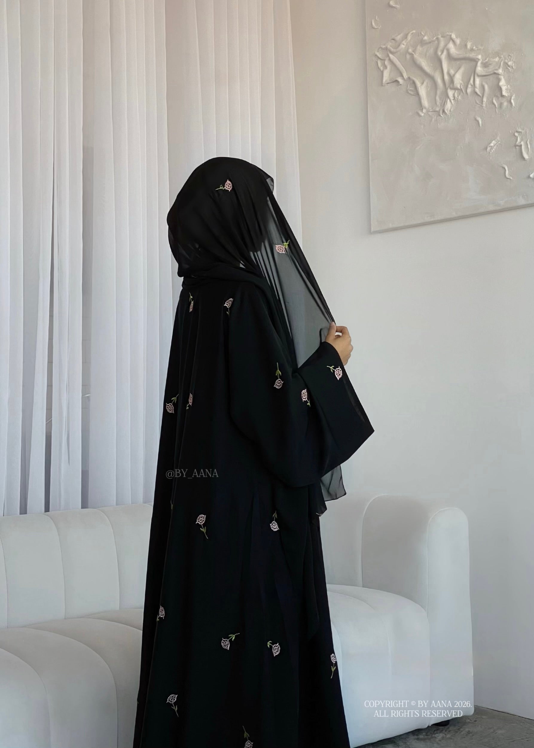 Rose Blossom Abaya