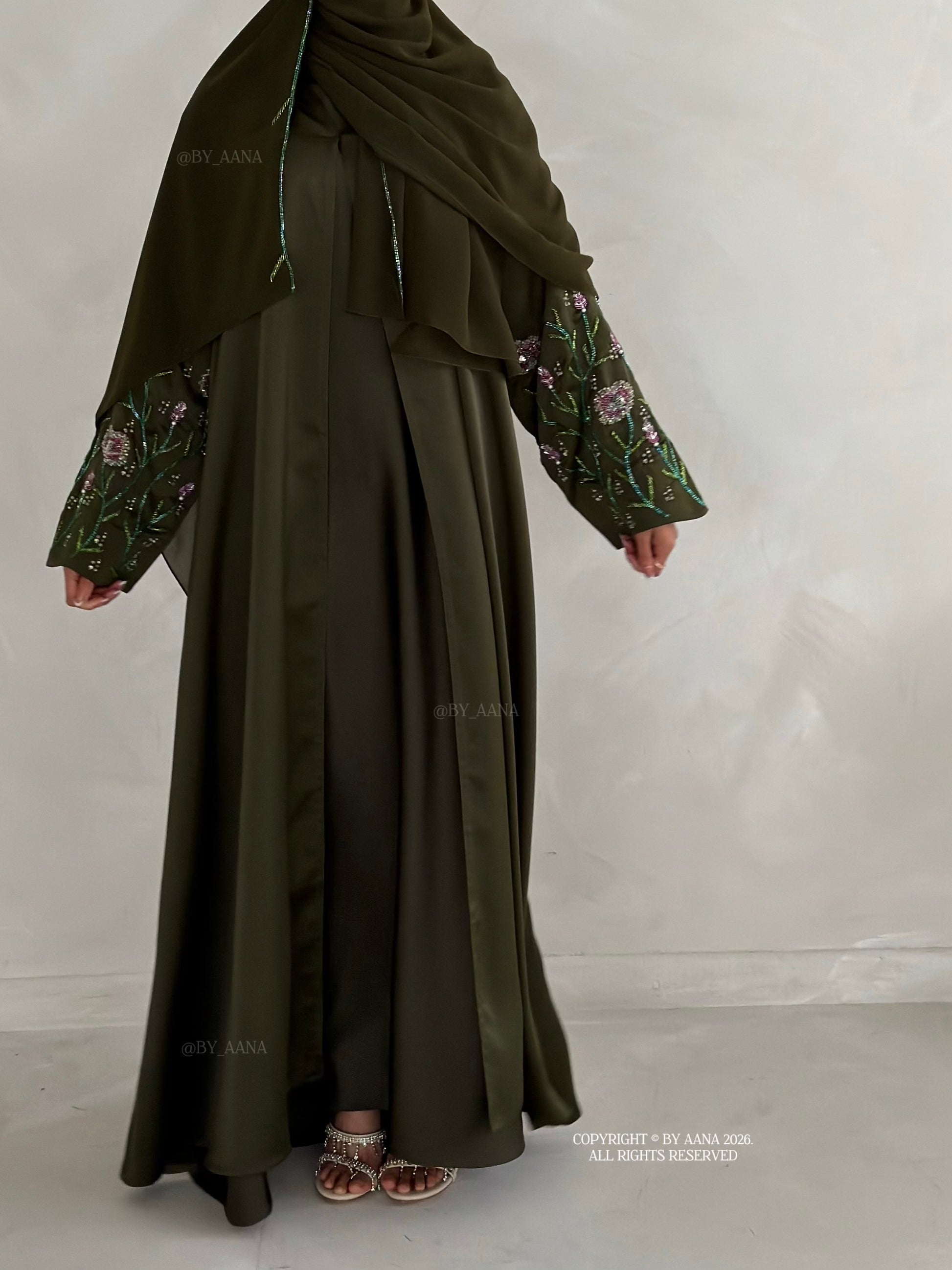 Floral Reef Abaya