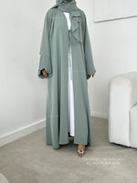 Load image into Gallery viewer, Forget Me Knot Abaya- Mint
