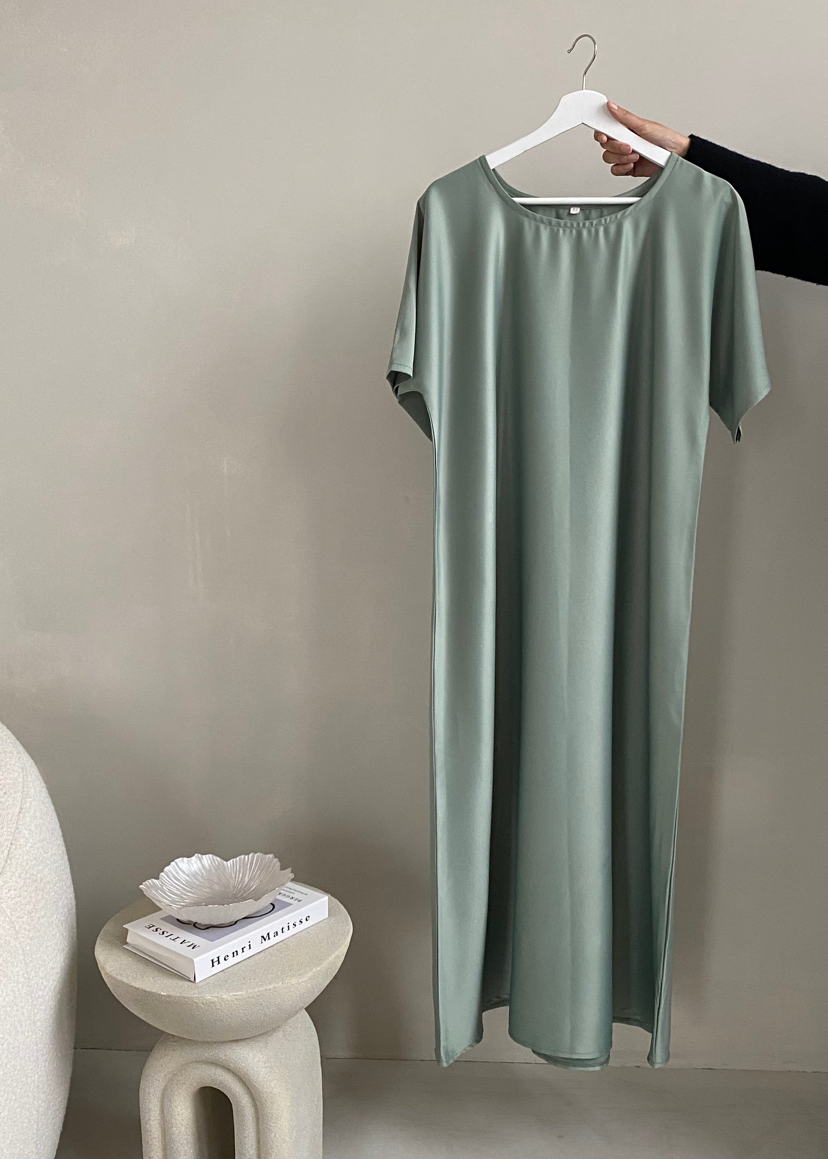 Slip Dress- Matte satin