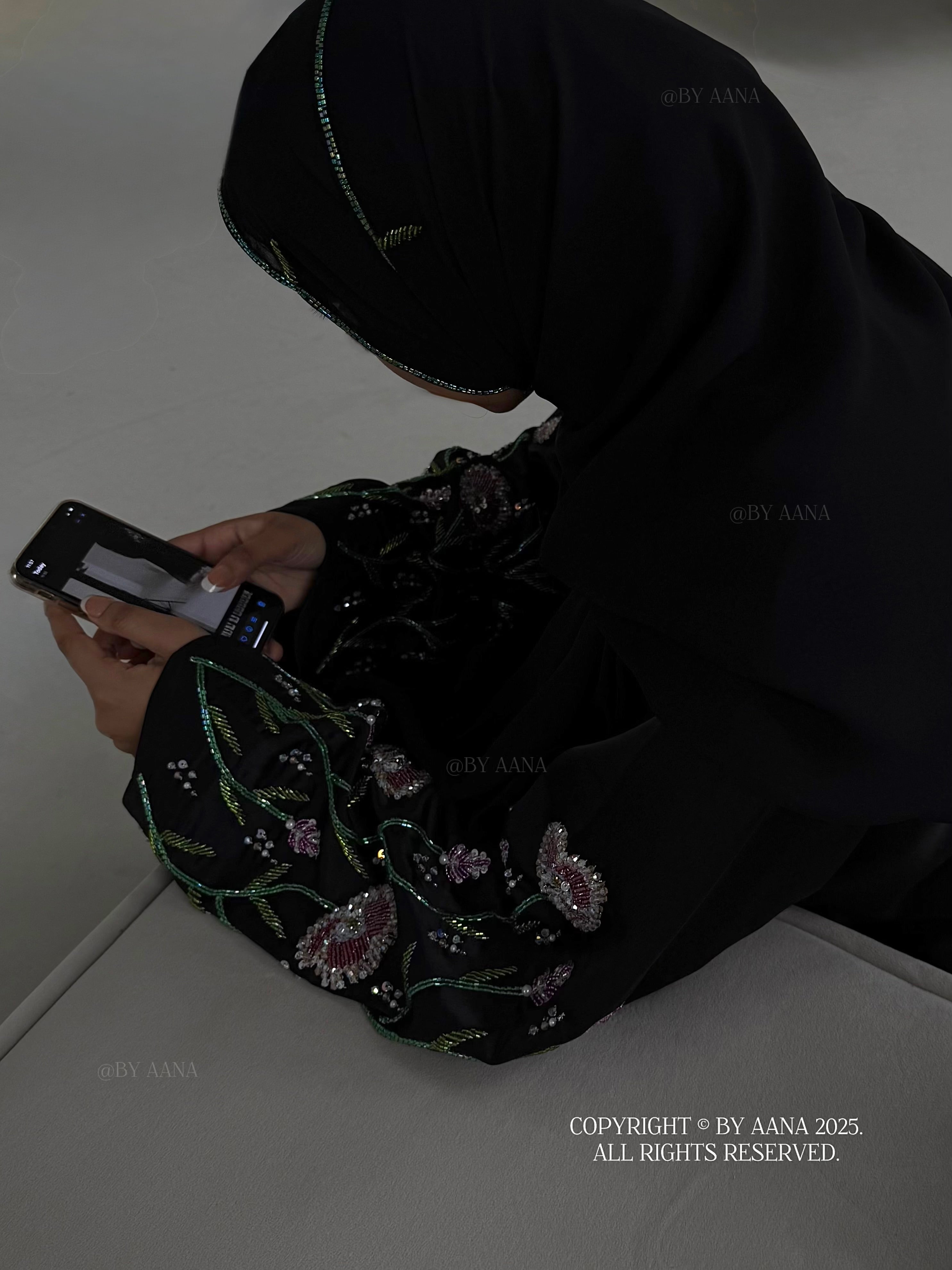 A/S Floral Reef Abaya