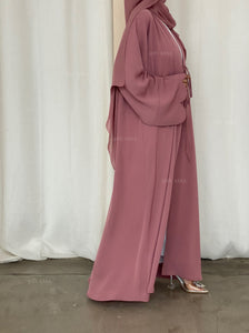 Forget Me Knot Abaya- Pink