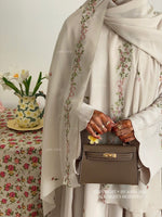 Load image into Gallery viewer, A/C Rosette x Flower &amp; Tulip With Maxi Hijab- Ivory Beige
