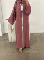 Load image into Gallery viewer, Forget Me Knot Abaya- Pink
