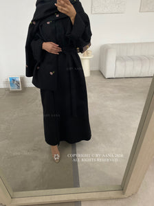 3 in 1 Abaya Coat