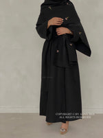 Load image into Gallery viewer, 3 in 1 Abaya Coat
