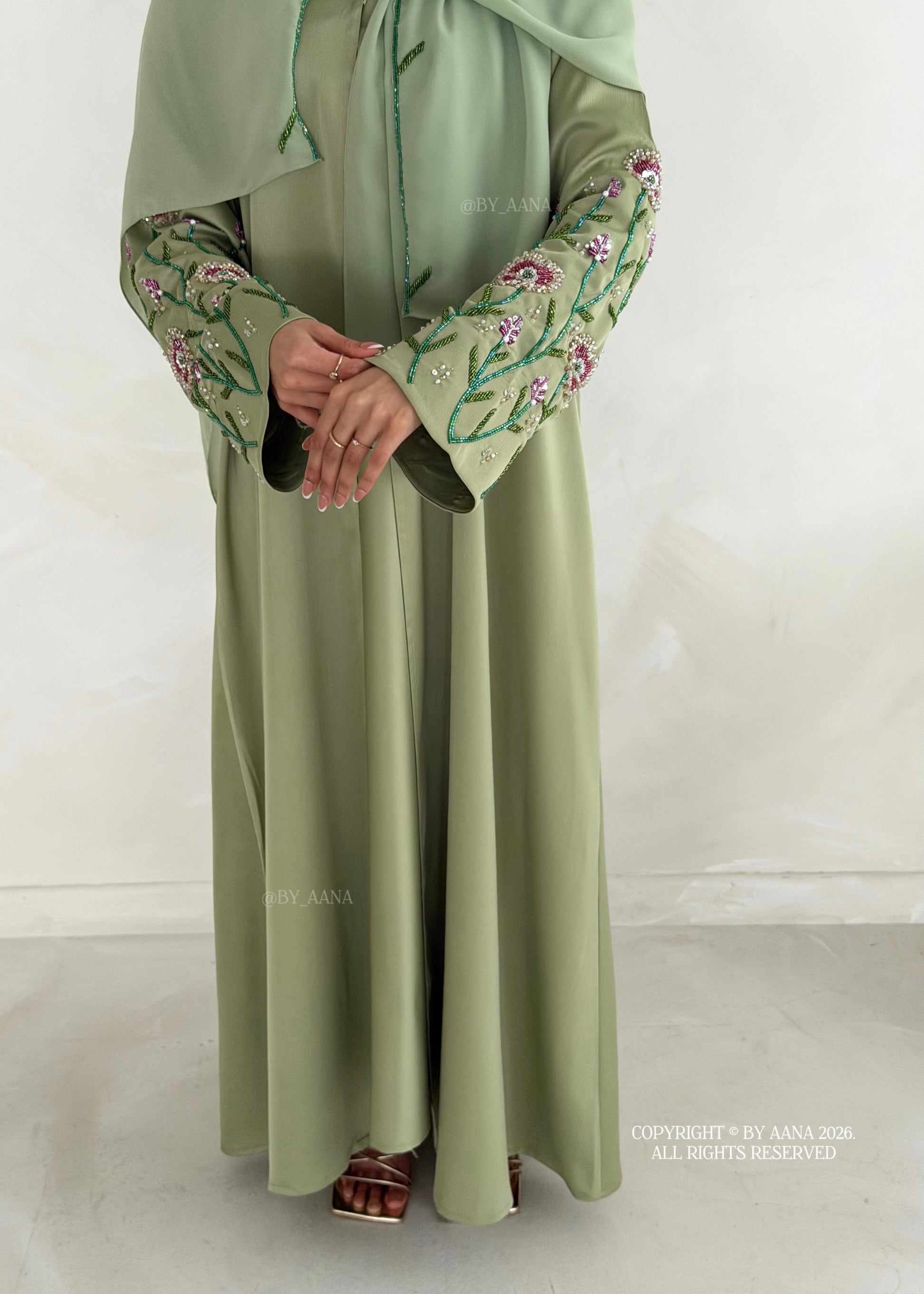 Floral Reef Abaya