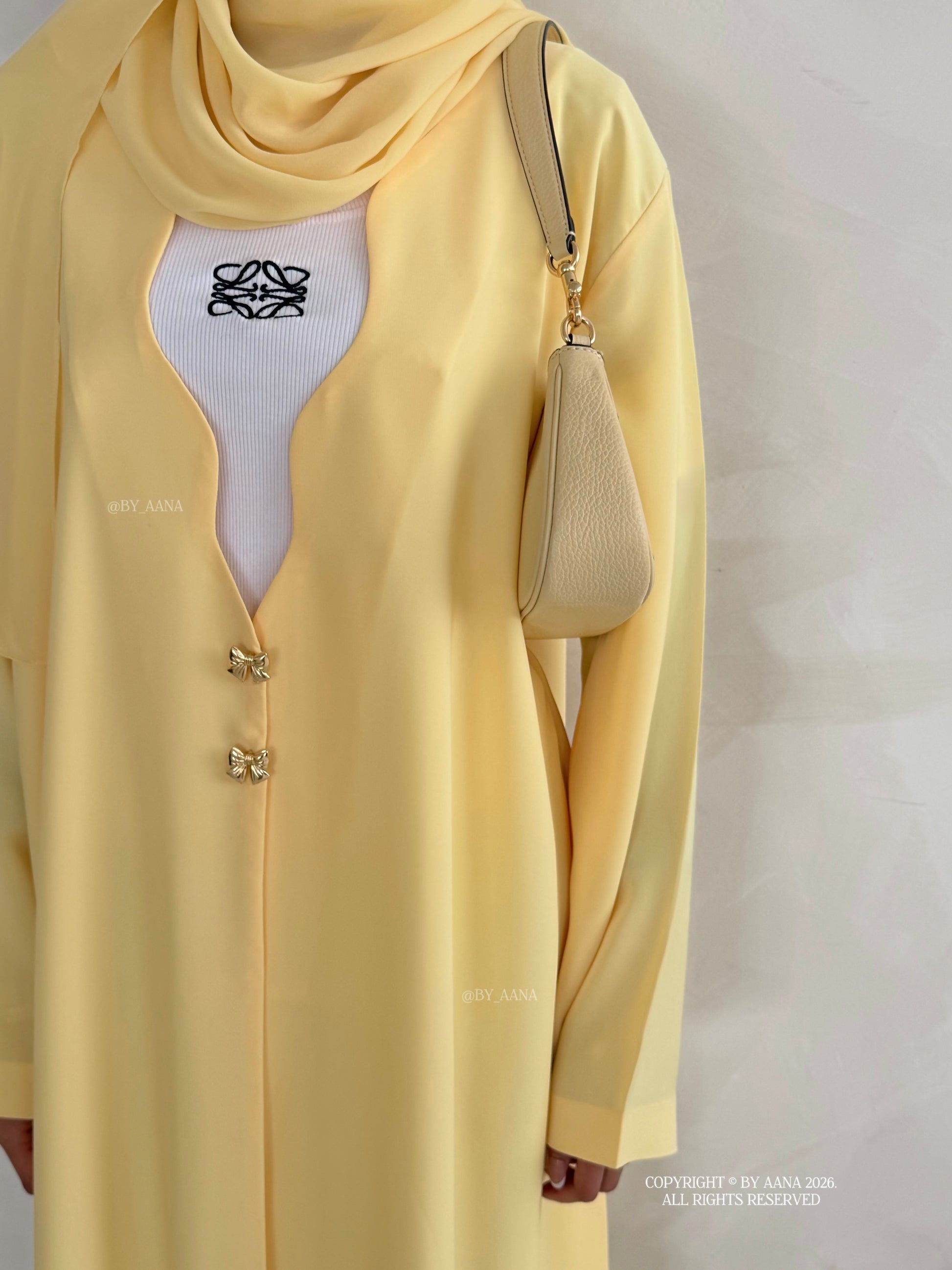 Esme bow abaya
