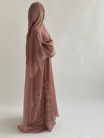 Load image into Gallery viewer, Jasmin Abaya 3 Piece Set- Pink Organza
