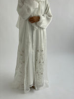 Load image into Gallery viewer, Jasmin Abaya 3 Piece Set-White
