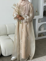 Load image into Gallery viewer, Bellé Abaya 3 Piece Set- Organza Fabric
