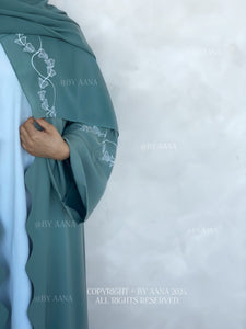 Dahlia Abaya Set- Mint